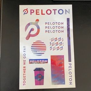 Peloton stickers